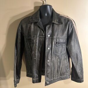 Faux Leather Biker Jacket